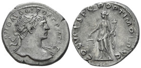 Trajan, 98-117 Denarius Rome circa 108-109