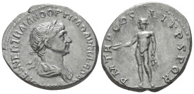 Trajan, 98-117 Denarius Rome circa 114-116