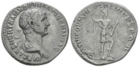 Trajan, 98-117 Denarius Rome circa 116-117