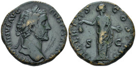 Antoninus Pius, 138-161 Sestertius Rome circa 153-154