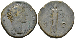 Marcus Aurelius caesar, 139 – 161 Sestertius Rome circa 165