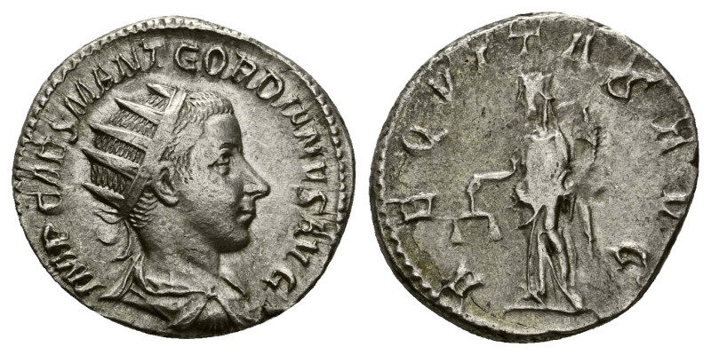 Gordian III, 238-244 Antoninanus Rome circa 240, AR 21.00 mm., 4.62 g.
Radiate,...