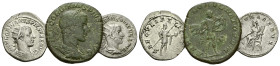 Gordian III, 238-244 Lot of 3 coins Rome 243-244