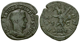 Philip I, 244-249 Sestertius Rome circa 244-249