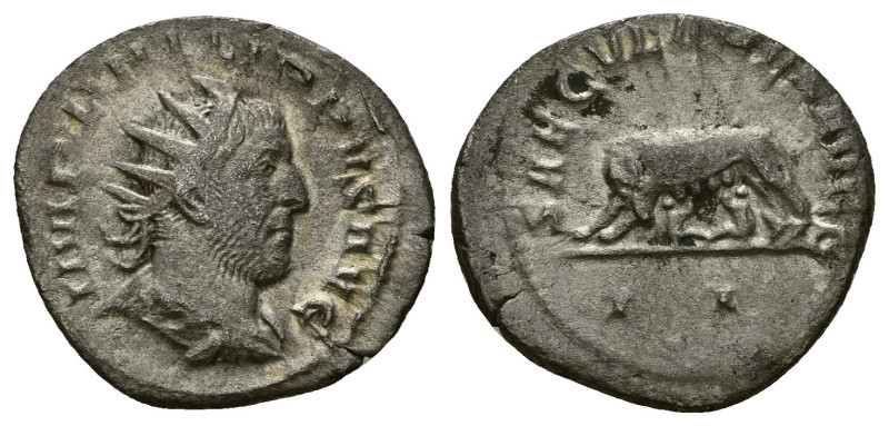 Philip I, 244-249 Antoninianus Rome circa 248, AR 21.00 mm., 3.75 g.
Radiate, d...