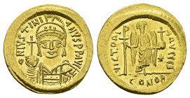 Justinian I, 527-565 Solidus Constantinople circa 545-565