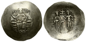 Andronicus I, 1183-1185 Aspron Trachy Nomisma Constantinople 1118-1122