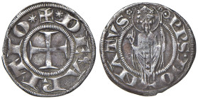 Arezzo. Guido Tarlati di Pietramala vescovo (1313-1326). Grosso agontano AG gr. 2,27. CNI 1/5. MIR 11 (Guglielmo degli Ubertini). Molto raro. Tondello...