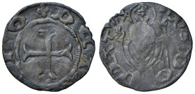 Arezzo. Repubblica di Firenze (II volta, 1385-1530). Quattrino MI gr. 0,77. CNI 49. MIR 21. Molto raro. q.BB