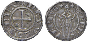 Berignone. Ranieri III Belforti vescovo di Volterra (1301-1321). Grosso da 20 denari 1315-1317 AG gr. 1,53. CNI 1/2. MIR 25. Rarissimo. Screpolatura d...