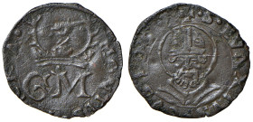 Casale. Guglielmo II Paleologo (1494-1518). Bianchetto MI gr. 0,53. MIR 206. Molto raro. BB