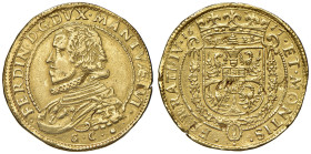 Casale. Ferdinando Gonzaga (1612-1626). Da 2 doppie 1617 AV gr. 13,08. Ravegnani Morosini 27. MIR 320. Ex asta Bolaffi 21/2012, 322. Rarissima. Lievi ...