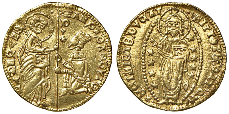 Chio. Emissioni anonime del sec. XIV. Imitazione del ducato veneto a nome del do...