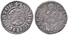 Como. Franchino I Rusca (1327-1335). Grosso AG gr. 1,88. CNI 1/10. MIR 272. Bellesia Como 1. Raro. Bel BB