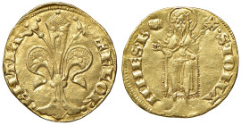 Firenze. Repubblica sec. XIII-1532. 1314/I semestre. Fiorino (segno botte: Tano di Baroncello) AV gr. 3,52. Bernocchi 1117/20. MIR 6/5. q.SPL