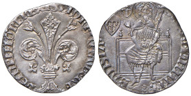 Firenze. Repubblica sec. XIII-1532. 1426/I semestre. Grosso da 5 soldi e 6 denari (segno stemma Bonciani: Piero Bonciani) AG gr. 2,51. Bernocchi 2446/...