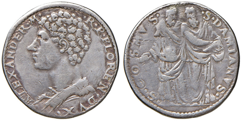 Firenze. Alessandro de’ Medici duca della Repubblica di Firenze (1532-1537). Tes...