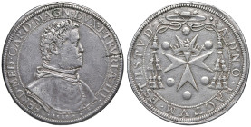 Firenze. Ferdinando I de’ Medici (1587-1609). I periodo: cardinale e granduca, 1587-1588. Piastra 1588 AG gr. 32,19. Galeotti VI, 7/10. MIR 201/3. Rar...