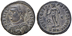 Licinio I (308-324) Follis (Kyzicus) Busto laureato a s. - R/ Giove stante a s. - RIC 9 AE (g 2,74)
BB+