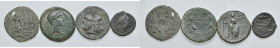 Lotto di quattro bronzi di età romana in Sicilia
MB-BB