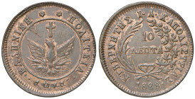 GRECIA Giovanni Capoistria (1828-1831) 10 Lepta 1828 - KM 3 CU (g 16,52) Colpetto al bordo
BB/SPL