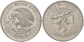 MESSICO 25 Pesos 1968 - KM 479 AG (g 22,61)
FDC