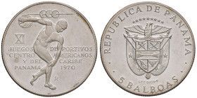 PANAMA 5 Balboas 1970 - KM 28 AG (g 36,44)
FDC