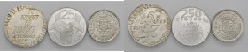 PORTOGALLO Lotto di tre monete in AG come da foto da esaminare
FDC