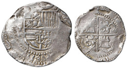 SPAGNA Toledo - Filippo II (1556-1598) 4 Reales - AG (g 12,93) M in cerchio
qBB
