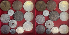Lotto di quindici monete estere come da foto
BB-SPL
