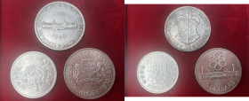 Lotto di tre monete in AG come da foto. Da esaminare
SPL+-FDC