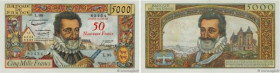 Country : FRANCE 
Face Value : 50 NF sur 5000 Francs HENRI IV 
Date : 05 mars 1959 
Period/Province/Bank : Banque de France, XXe siècle 
Catalogue ref...