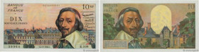 Country : FRANCE 
Face Value : 10 Nouveaux Francs RICHELIEU 
Date : 04 août 1960 
Period/Province/Bank : Banque de France, XXe siècle 
Catalogue refer...