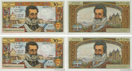 Country : FRANCE 
Face Value : 50 Nouveaux Francs HENRI IV Consécutifs 
Date : 05 novembre 1959 
Period/Province/Bank : Banque de France, XXe siècle 
...