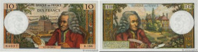 Country : FRANCE 
Face Value : 10 Francs VOLTAIRE 
Date : 07 octobre 1965 
Period/Province/Bank : Banque de France, XXe siècle 
Catalogue reference : ...
