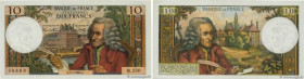 Country : FRANCE 
Face Value : 10 Francs VOLTAIRE 
Date : 07 juillet 1966 
Period/Province/Bank : Banque de France, XXe siècle 
Catalogue reference : ...