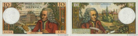 Country : FRANCE 
Face Value : 10 Francs VOLTAIRE 
Date : 02 mars 1967 
Period/Province/Bank : Banque de France, XXe siècle 
Catalogue reference : F.6...