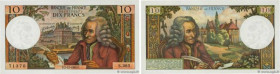 Country : FRANCE 
Face Value : 10 Francs VOLTAIRE 
Date : 02 novembre 1967 
Period/Province/Bank : Banque de France, XXe siècle 
Catalogue reference :...