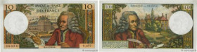 Country : FRANCE 
Face Value : 10 Francs VOLTAIRE 
Date : 06 mars 1969 
Period/Province/Bank : Banque de France, XXe siècle 
Catalogue reference : F.6...