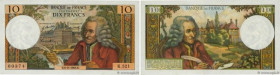 Country : FRANCE 
Face Value : 10 Francs VOLTAIRE 
Date : 06 novembre 1969 
Period/Province/Bank : Banque de France, XXe siècle 
Catalogue reference :...