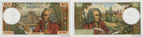 Country : FRANCE 
Face Value : 10 Francs VOLTAIRE 
Date : 02 juillet 1970 
Period/Province/Bank : Banque de France, XXe siècle 
Catalogue reference : ...