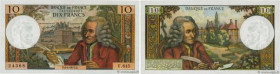 Country : FRANCE 
Face Value : 10 Francs VOLTAIRE 
Date : 08 janvier 1971 
Period/Province/Bank : Banque de France, XXe siècle 
Catalogue reference : ...