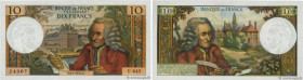 Country : FRANCE 
Face Value : 10 Francs VOLTAIRE 
Date : 08 janvier 1971 
Period/Province/Bank : Banque de France, XXe siècle 
Catalogue reference : ...