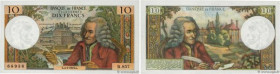 Country : FRANCE 
Face Value : 10 Francs VOLTAIRE 
Date : 04 janvier 1973 
Period/Province/Bank : Banque de France, XXe siècle 
Catalogue reference : ...