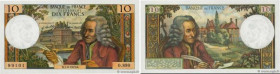 Country : FRANCE 
Face Value : 10 Francs VOLTAIRE 
Date : 07 juin 1973 
Period/Province/Bank : Banque de France, XXe siècle 
Catalogue reference : F.6...