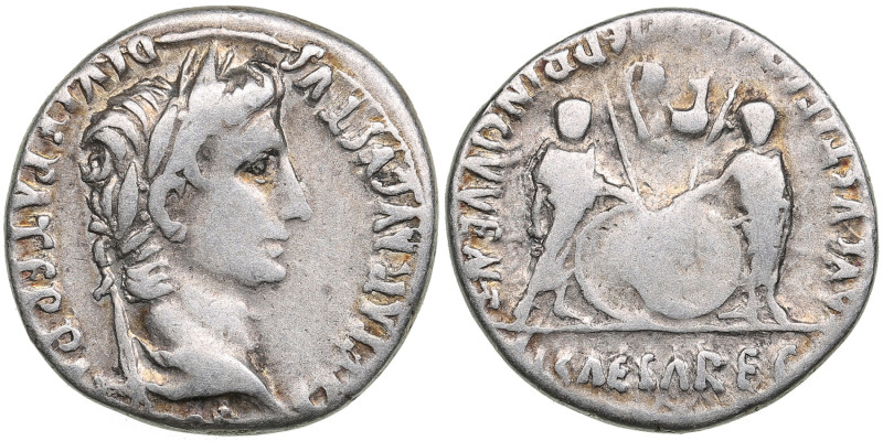 Roman Empire, Lugdunum AR Denarius (7-6 BC) - Augustus (27 BC - AD 14)
3.72g. 19...