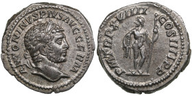 Roman Empire AR Denarius - Caracalla (AD 198-217)
3.76g. 19mm. UNC/AU. Splendid specimen with fine luster and beautiful toning. Obv. ANTONINVS PIVS AV...