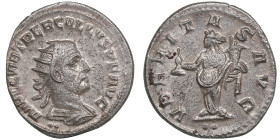 Roman Empire AR Antoninianus (AD 251/2) - Trebonianus Gallus (AD 251-253)
4.31g. 22mm. AU/AU. An attractive specimen with mint luster. Obv. IMP C C VI...