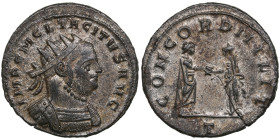Roman Empire, Siscia BI Antoninianus - Tacitus (AD 275-276)
4.08g. 22mm. AU/AU. Gorgeous specimen with fine toning and some luster. Obv. Radiate, drap...