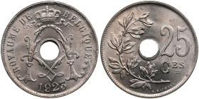 Belgium 25 Centimes 1923 - Albert I (1909-1934)
6.44g. UNC/UNC. Charming mint state specimen. 